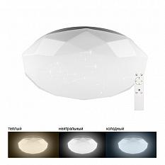 Светильник светодиодный накладной тарелка управляемый 36Вт AL5200 3000-6500К IP20 29635 с пультом
